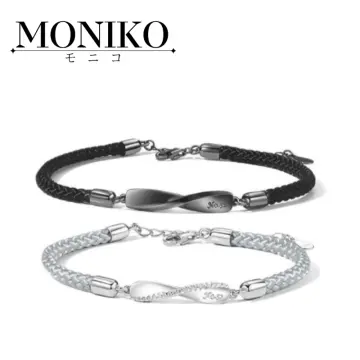 Couple Bracelets - to My Girlfriend - Never Forget That I Love You - Gbt13018 Silver
