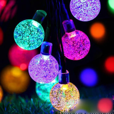 Led Solar Lamps Ball Waterproof Colorful Fairy Outdoor Solar Light Garden Christmas Party Decoration Solar String Lights