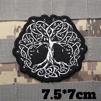 【LZ】✧❇☞  Patches bordados táticos militares Árvore da Vida Emblema mochila com gancho para vestuário