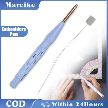 Punch Needle Adjustable Embroidery Punch Needle Pen Tool for Stitching  Applique Embellishment