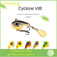 PIEPING 2pcs Wobblers crankbaits เหยื่อตกปลาโลหะ ตะขอสามชั้น ช้อนโลหะโลหะ ล่อ VIB ร้อนแรงมาก ที่หมุนได้ เหยื่อตกปลาช้อน อุปกรณ์ตกปลาสำหรับตกปลา