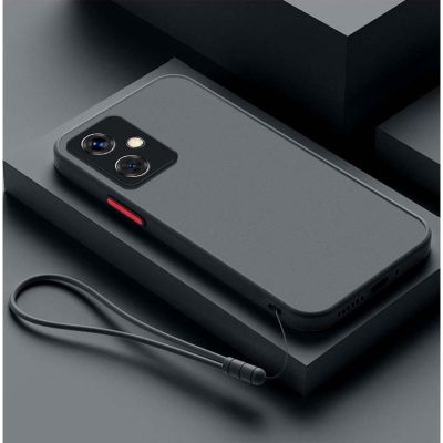 [ฟรีสายคล้อง] Xiaomi POCO X5 Pro X4 5G X5Pro ปุ่มตรงกันข้ามเคลือบพลาสติกผิวสัมผัสเคสนิ่มใส่โทรศัพท์เคสกันกระแทก