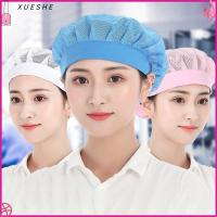 XUESHE มุ้งติดผม หมวกเชฟ มัดผม บริการอาหาร หมวกอนามัยสำหรับทำอาหาร หม้อหุง ที่คาดผมทำงาน หมวกสำหรับทำอาหาร โรงแรมในโรงแรม