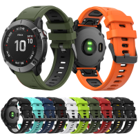 Easyfit สำหรับ G Armin Fenix 7x ระบายอากาศซิลิโคนสายนาฬิกา G Armin Fenix 6pro Instinct 2 22มิลลิเมตร26มิลลิเมตรกีฬาเปลี่ยนสายนาฬิกา