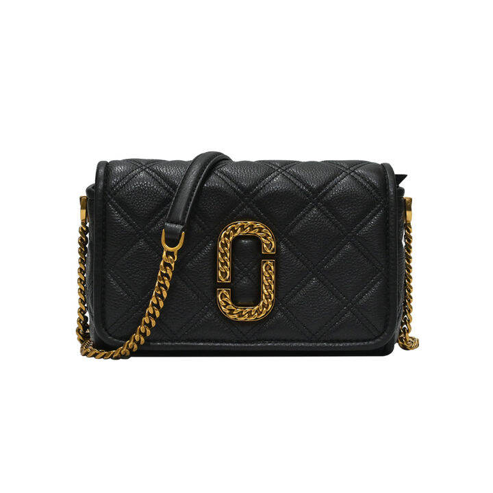 Marc Jacobs Black The Status Flap Crossbody Bag Lazada Singapore