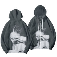 Dark Goth พิมพ์ซิป Hoodies คู่ผู้หญิงผู้ชายฤดูใบไม้ร่วง Casual Hoody เสื้อ Hip Hop Streetwear เสื้อ Oversize 6XL