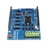 แฟชั่น☁เกราะป้องกัน L298P R3โมดูลไดร์เวอร์จอ DC 2A H-Bridge 2ทางสำหรับ Arduino UNO 2560