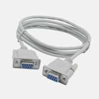 สาย Serial RS232 Cable 9-Pin F-F Cable DB9 เมีย-เมีย ซีเรียล RS232 DB9 Serial 9พิน แบบเมีย เมีย FF 2ด้าน ความยาว 1.5m