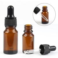 【SALE】 erhahmyca1989 1 Pcs Travel Pot Mini Refillable Empty Amber Glass Aromatherapy Container Eye Dropper 10Ml Essential Bottle Glass Containers