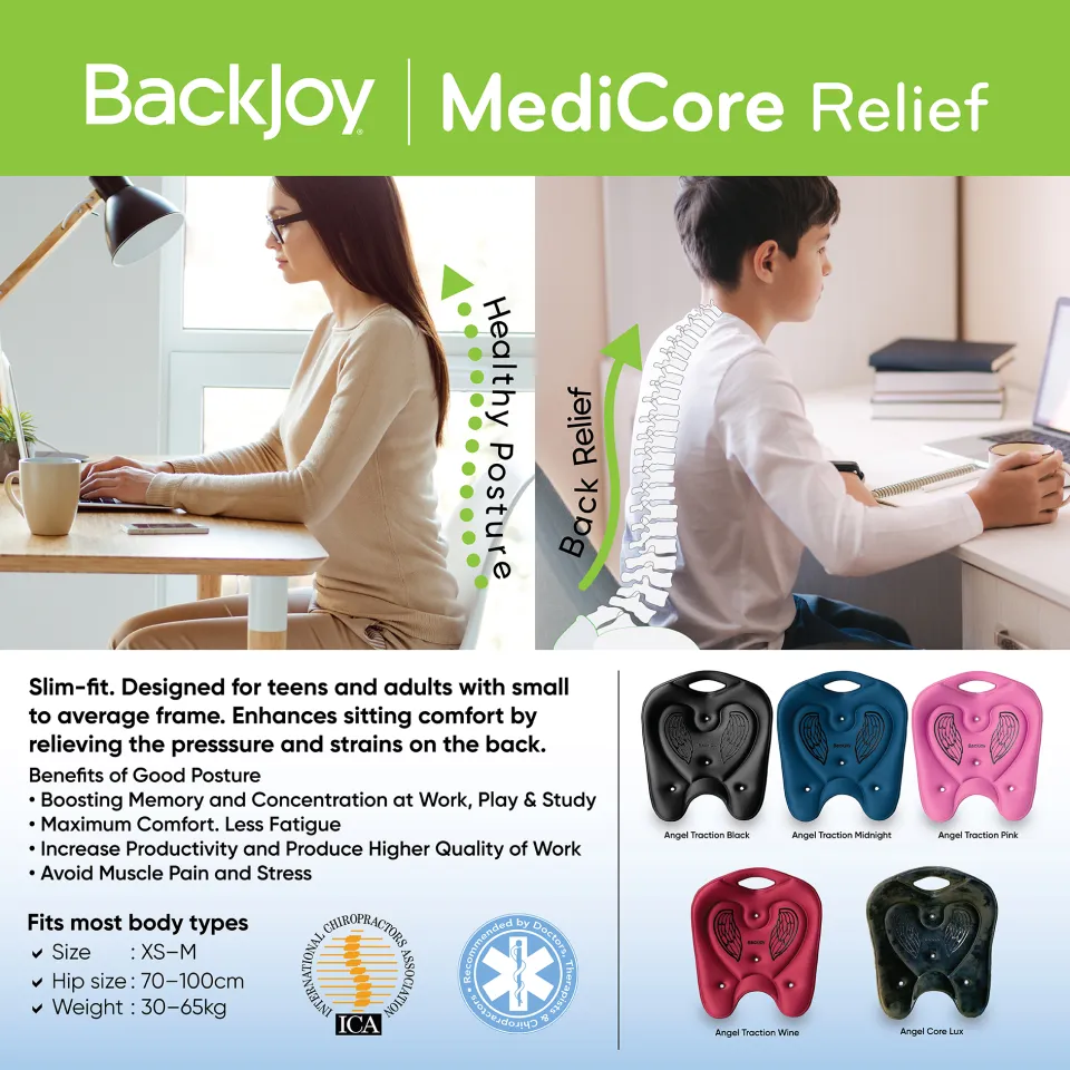 Back Joy Sit Smart Black Core Traction, Delivery Near You