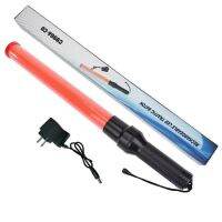 Traffic baton  กระบองไฟจราจร 3 จังหวะ ชาร์จไฟได้ ไฟกระพริบ ไฟค้าง ปลายกระบอกไฟฉาย 54 CM  (สีแดง-red)