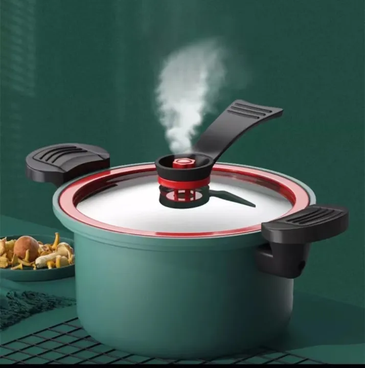 3.5L Nonstick Pressure Cooker Stock Pot Stew Pot Gas Induction Cooker