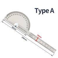 สายพานลำเลียงมุม Goniometer มิเตอร์วัดมุมวัดมุมไม้ฉากสแตนเลสไม้บรรทัดเหล็ก180เท่ห์