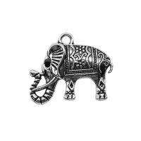 Big Elephant Charms For Jewelry Making Pendant Diy Crafts Accessories