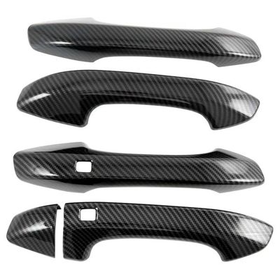 Car ABS Carbon Fiber Outer Side Door Handle Cover Trim for Kia Optima K5 2020 2021 Accessories Kits