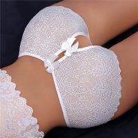 【CC】♚  Panties Crotch LadyS Erotic Crotchless Floral See Through Brief Lenceria New