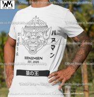 เสื้อยืด รีดทับได้เลย แบรนด์ White Magic Cotton TC คุณภาพพิมพ์พรีเมียม ลาย Hanuman ไม่หด ระวังของปลอม!