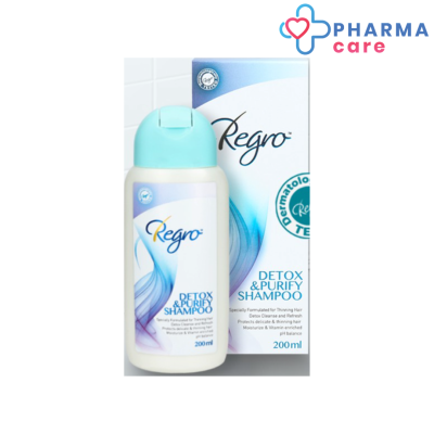 Regro DETOX &amp; PURIFYING Shampoo  แชมพู  200 ml [pharmacare]