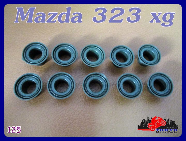 mazda-323-xg-gear-lever-bushing-set-green-10-pcs-125-บูชคันเกียร์-สีเขียว-10-ตัว-สินค้าคุณภาพดี