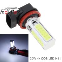 H11 MovFlax 20W 4x หลอดไฟหลอดไฟหน้าไฟตัดหมอกหลอด LED สีขาวบริสุทธิ์รถ