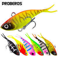 PROBEROS เหยื่อตกปลาทะเล68มม. 9G Wobbler เหยื่อพลาสติกเทียมพร้อม6สี Crankbait ตกปลาสำหรับเหยื่อตกปลา DW6031