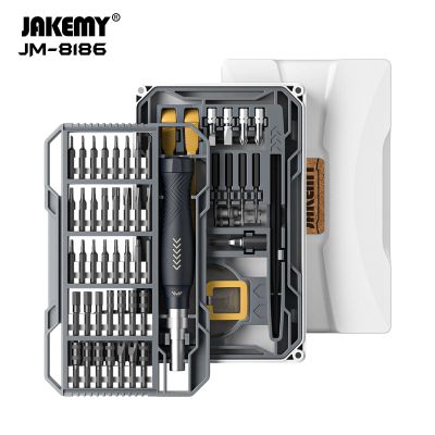 JAKEMY ชุดไขควงแม่เหล็ก JM-8186 Torx Phillips ชุดไดรเวอร์สกรูที่แม่นยำบิต CR-V สำหรับโทรศัพท์มือถือแท็บเล็ตเครื่องมือซ่อมแซม