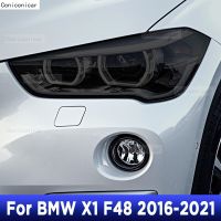 Car Headlight Tint Anti-Scratch Black Protective Film Self Healing TPU Stickers For BMW X1 F48 2016-2021 Repair Accessories Bumper Stickers  Decals  M