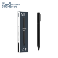 Nusign ปากกาลูกลื่นแบบหมุน ปากกาหมึกดำ ปากกาลูกลื่น หมึกดำ เติมไส้รีฟิลได้ เขียนลื่น ปลอกปากกาแบบหมุน เครื่องเขียน อุปกรณ์สำนักงาน Gel Pen