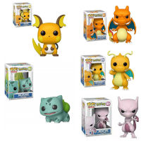 Pokemon Pop Action Figures ตุ๊กตาอะนิเมะรูป Pikachu Mewtwo Psyduck Eevee Dragonite รูปตุ๊กตาเด็กของเล่นของขวัญ