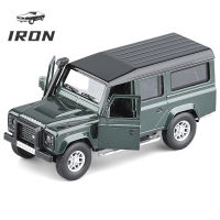 เหล็ก1/36 Land Rover Defender รถออฟโร้ดโมเดลรถอัลลอยด์รถของเล่นโมเดลโลหะดึงกลับ (มีสินค้าในสต็อก)