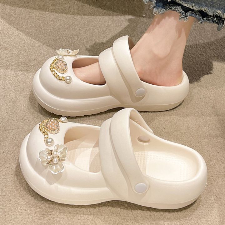 hot-sell-summer-women-slippers-garden-sandals-platform-clogs-thick-sole-eva-flip-flops-chain-shine-decoration-outdoor-vacation-shoes