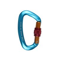 【SALE】 sancthesriwa1970 กลางแจ้ง24KN ล็อคประตู Carabiner ล็อคอัตโนมัติ D-Ring หัวเข็มขัดปีนเขาไต่เขาแคนนอนกันขโมยคลิปล็อค