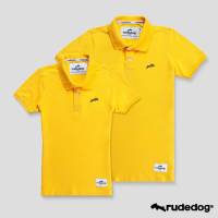 Rudedog เสื้อโปโลชาย/หญิง  สีเหลือง รุ่น Backslash (ราคาต่อตัว)