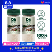 Natural Tỏi bột 60g x 2 hũ Dh Foods - Combo 2 hũ Bột tỏi nguyên chất
