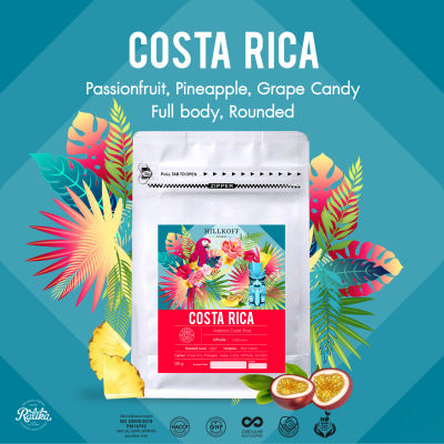 Ratika | เมล็ดกาแฟคั่วแท้อราบิก้าสเปเชียลตี้ คอสตาริกา COSTA RICA Arabica Specialty Roasted Coffee Bean
