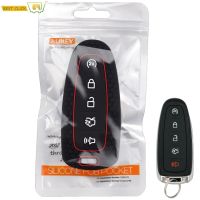 Car Remote Control Key Case Cover Shell Fob Holder Silicone For Ford Focus Edge Explorer Expedition C-Max Escape Flex Titanium