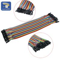 【YD】 40pcs Row Dupont Cable 20cm 2.54mm 1pin 1p-1p Female to Wire for breadboard