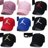 Original JORDANˉBaseball Caps หมวกกอล์ฟ หมวก Hip hop ผู้หญิง Visor หมวก Unisex พร้อมสต็อกคุณภาพสูงเย็บปักถักร้อยหมวกปรับ Street Brim Peaked หมวกสำหรับชาย