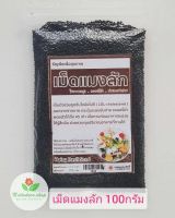 เม็ดแมงลัก Hairy Basil Seed ปริมาณ100กรัม