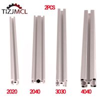 【HOT】❇❁ 2PCS 2020 2040 3030 4040 Aluminum Profile T-Slot Extrusion Anodized Linear Rail Printer Parts Workbench