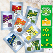 Bột tạo màu thực phẩm 100% tự nhiên rau củ quả hữu cơ gói 10gr lá nếp lá