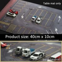 1:64 Light And Shadow Creation For Simulation Car Model Scene Carpet Black Parking Lot Shooting Landscape Table Mat 40x10cm G6s6