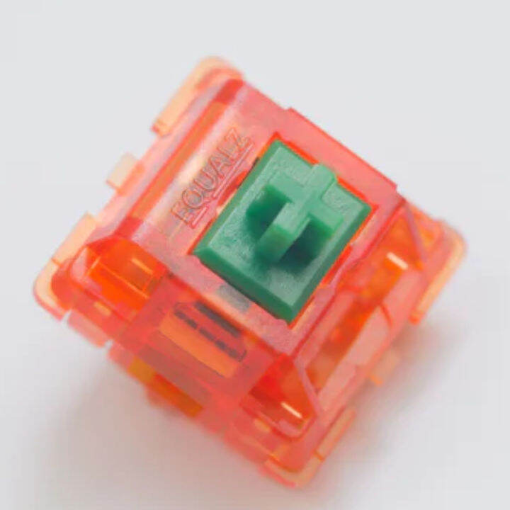 EQUALZ Tangerine V2 5 Pin Switches for Mechanical Keyboard 62g 67g