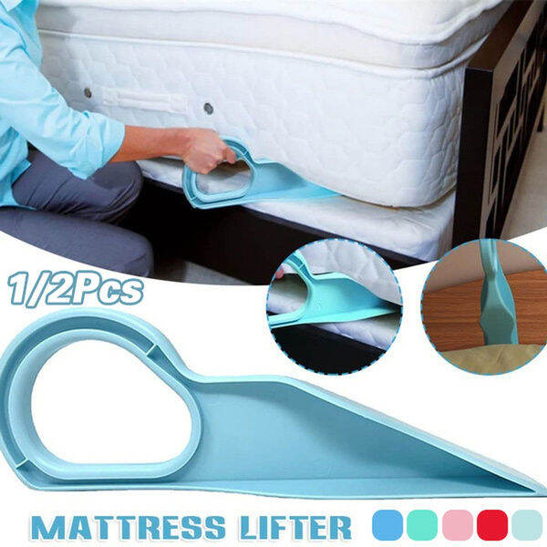 Under Bed Mattress Lifter Ergonomic Wedge Elevator Bed Making Tool to