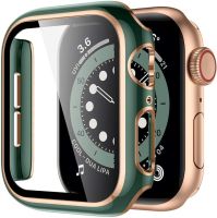 เคสป้องกันหน้าจอสำหรับนาฬิกา Apple 45มม. 44มม. 40มม. 38มม. ขอบหน้าปัด Iwatch Series 3 4 5 6 Se 7 41Mm 42Mm