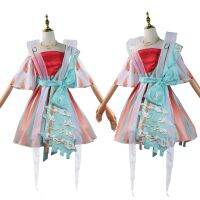 【 พร้อมส่ง 】 พระสิริของกษัตริย์ COS Fu Yao พบกับ Shenlu Yao Girl เกม Dunhuang Little Deer Girl cosplay เสื้อผ้า