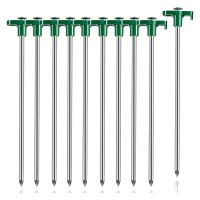 10PCS Outdoor Ground Stakes Camping Ground Stakes Windproof Ground Stakes for All Kinds of Ground