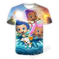 Bubble Guppies 3D พิมพ์เสื้อยืดลำลอง Hip Hop Tee เสื้อสไตล์ฮาราจูกุท็อปส์เสื้อผ้าแฟชั่นสำหรับผู้หญิง/ผู้ชาย