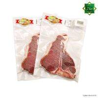 ส่งฟรี!!! เนื้อวัวไทย บราห์มัน ทีโบน - fooddicio Thai Brahman A3 T-bone (290-320 กรัม/g) แพ็ก 2 ชิ้น