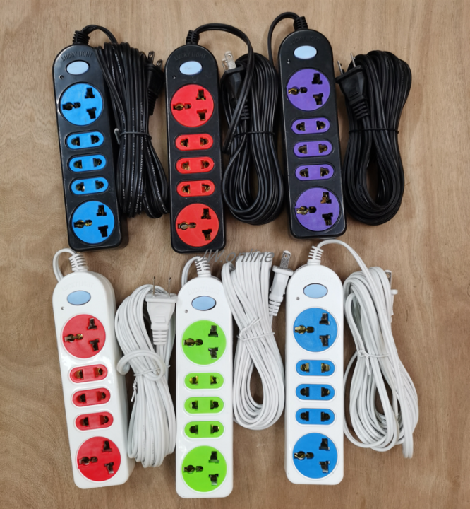 extension cord 5m 4gang w/witch LL489a Lazada PH